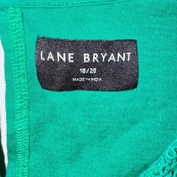 Lane Bryant Swing Crew-Neck Lace Yoke Tank Size 18/20 - Picture 3 of 6